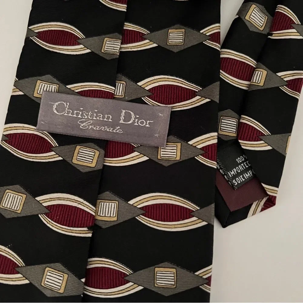 Vintage Christian Dior silk tie